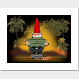 Vietnam Gnome w Claymore - Grenade w Fire w Jungle X 300 Posters and Art